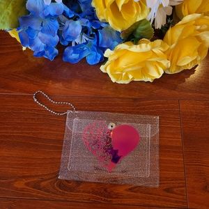 Keychain Wallet- Hearts
